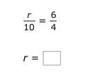 Solve for r in the proportion.-example-1