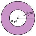 Can someone help?? Find the area of shaded region to the nearest tenth. 804.2 yd2 603.2 yd-example-1