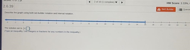 PLEASE HELPPP!!!! Describe the graph using both set-builedr notation and interval-example-1