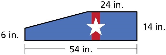 Find the area of the shape-example-1