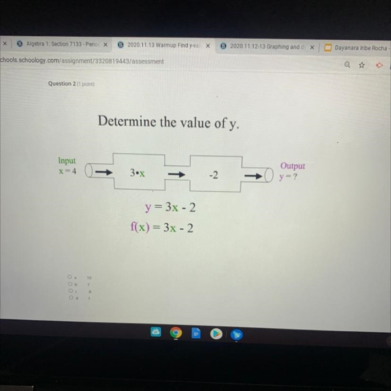 What’s the value of y ?-example-1