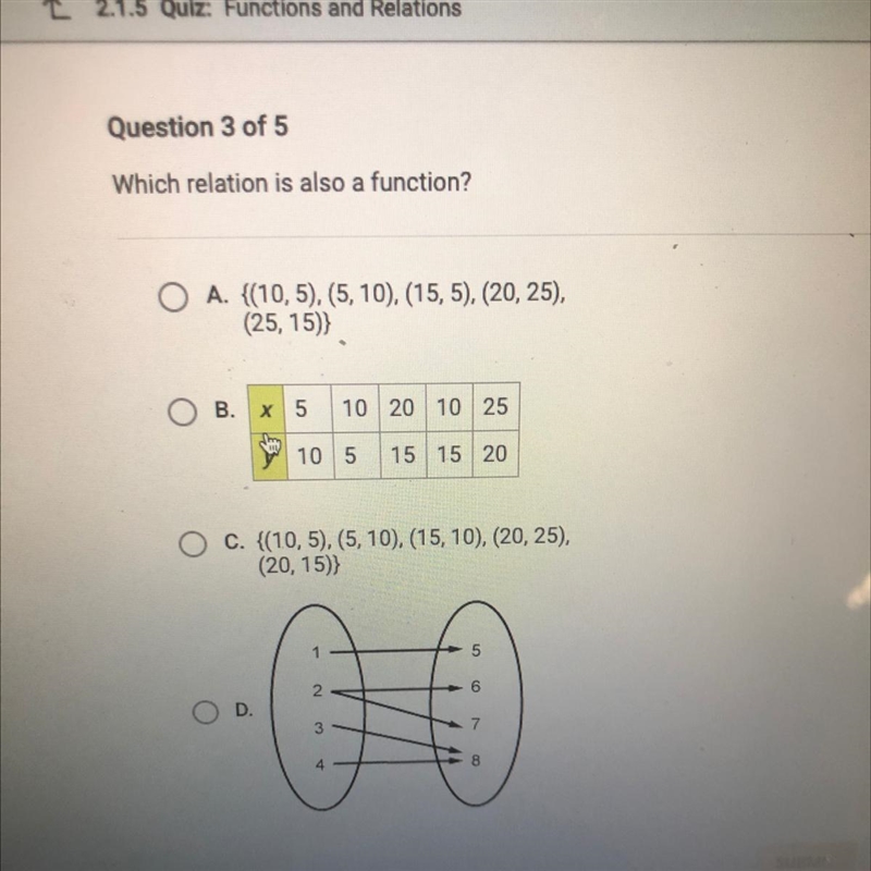 Which relation is also a function-example-1