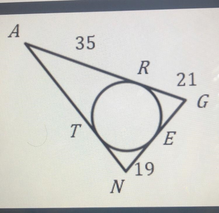 Determine the perimeter of AGN .-example-1