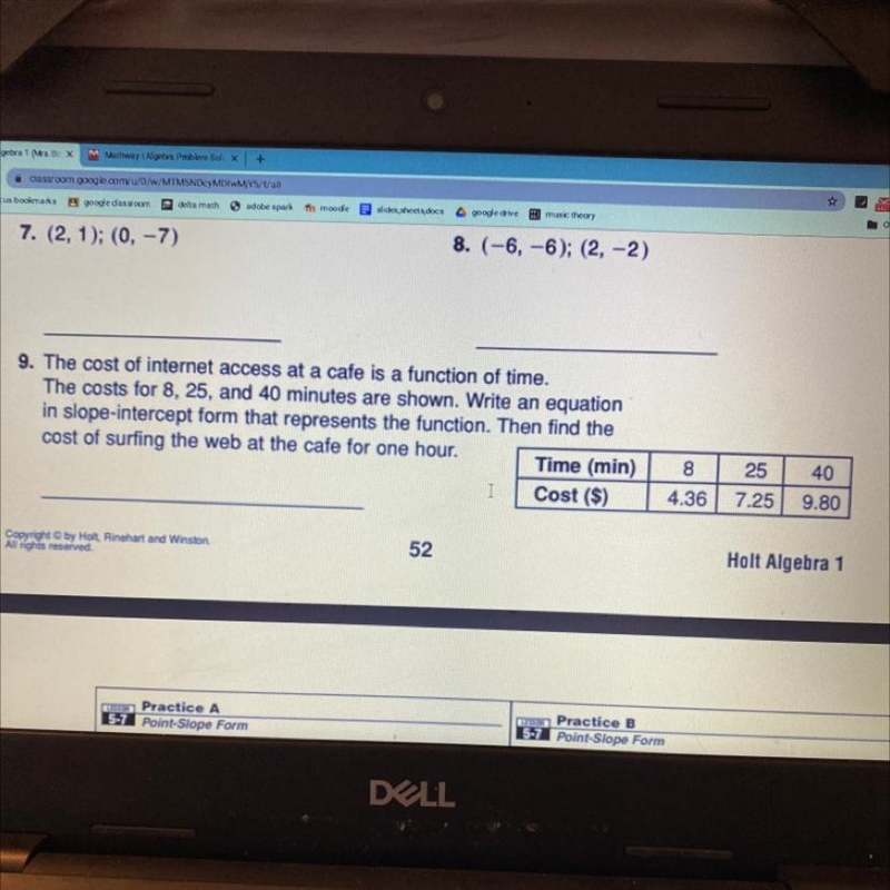 I just need help with number 9:) if someone wanted to help that would be nice-example-1