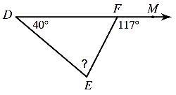 Find the missing measure for Angle E. m ∠ E =-example-1