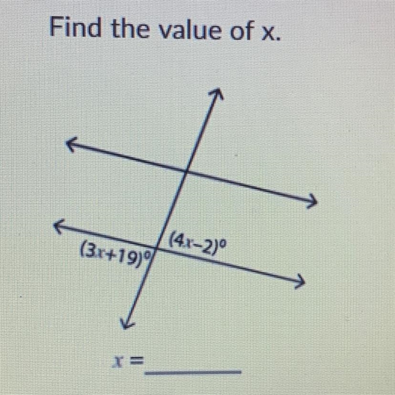 Find the value of x.-example-1