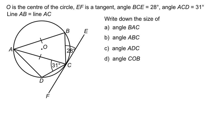 Find size of angle BAC-example-1