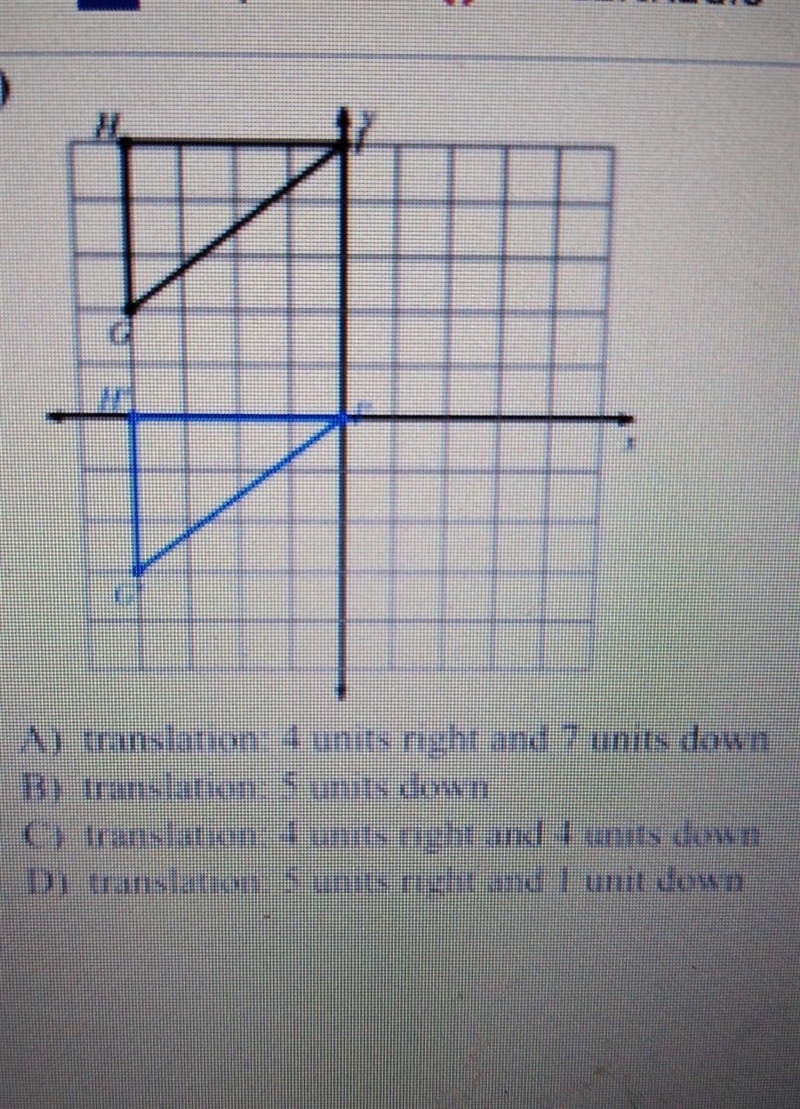 Choose which describes the transformation picture below which choices​-example-1