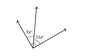 Which equation can be used to solve for x in the following diagram?-example-1