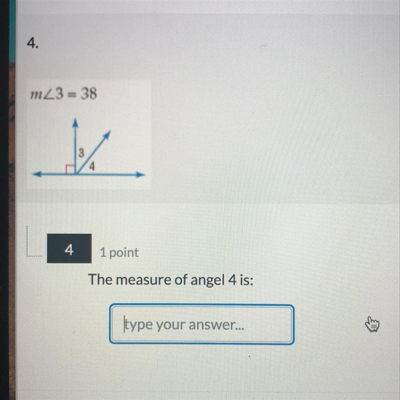 Help me find the measure of angle 4-example-1