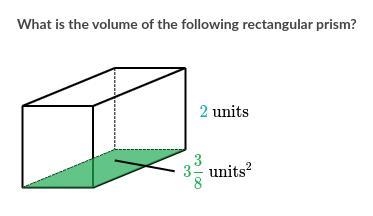 EMERGENCY!!!! What is the volume of the following rectangular prism?-example-1