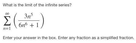 What is the limit of the infinite series?-example-1