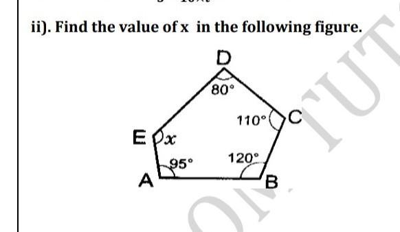 Find the X in the following figure​-example-1