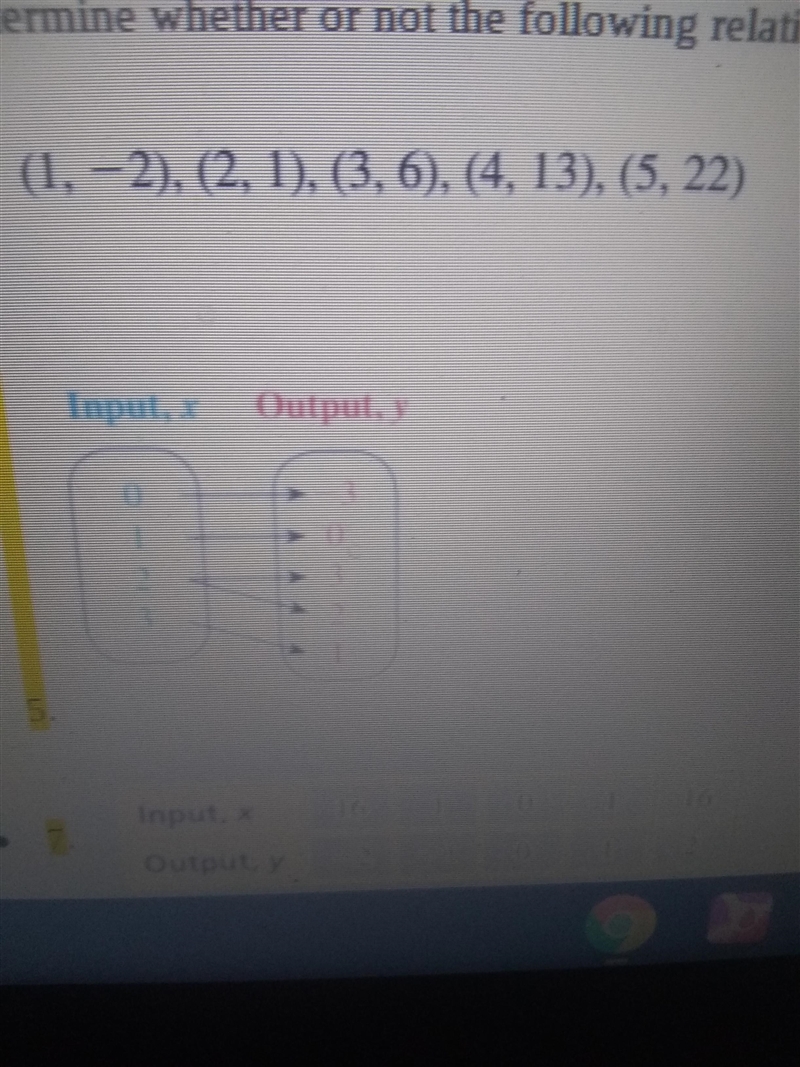 Can someone please tell me if the following relations are functions please?-example-1