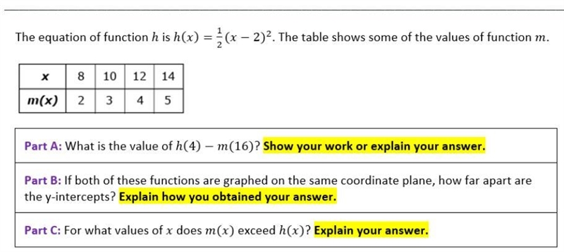 The equation of function h is h... PLEASE HELP MATH-example-1