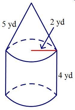 I NEED HELPP!! PLEASEE Find the surface area of the composite solid. Leave your answer-example-1