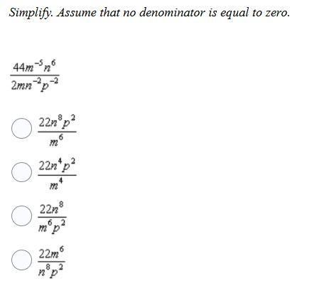 Simplify. Assume that no denominator is equal to zero.-example-1