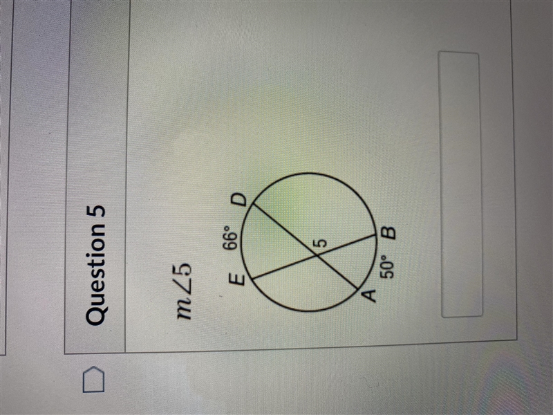 HELP! What is angle 5? (PICTURE INCLUDED)-example-1