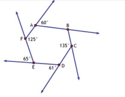 I REALLY NEED SOME HELP ITS DUE IN 5 MINUTES!!!! what is the measure for the exterior-example-1