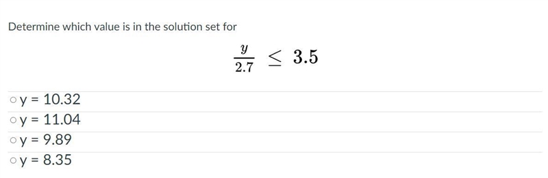 Multiple choice Inqualities.-example-1