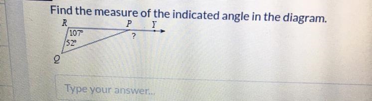 I Need A Expert To Answer This! Find The Measure Of The indicated Angle In The Diagram-example-1