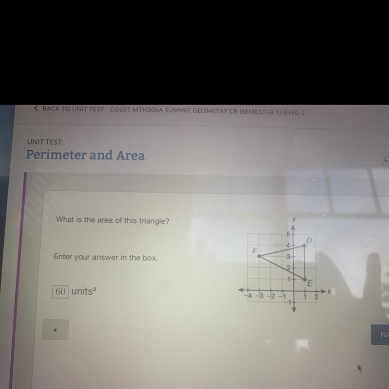 What is the area of this triangle? Enter your answer-example-1