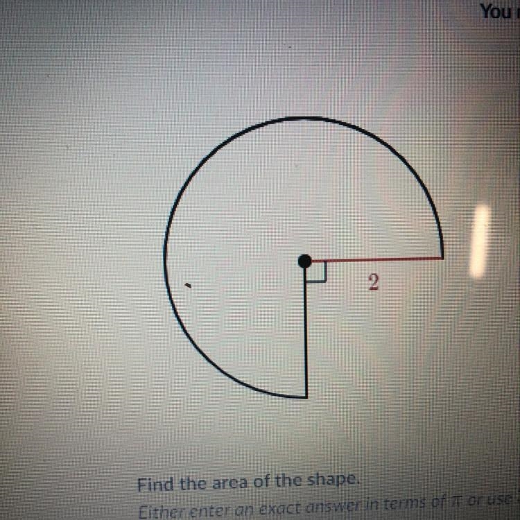 Find the area of the shape.-example-1