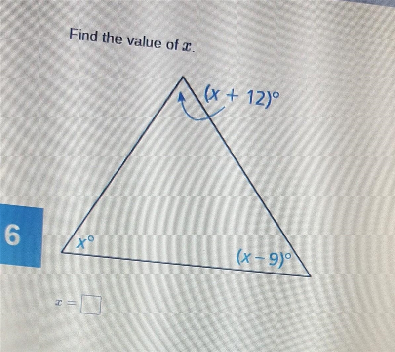 Find the value of x.​-example-1