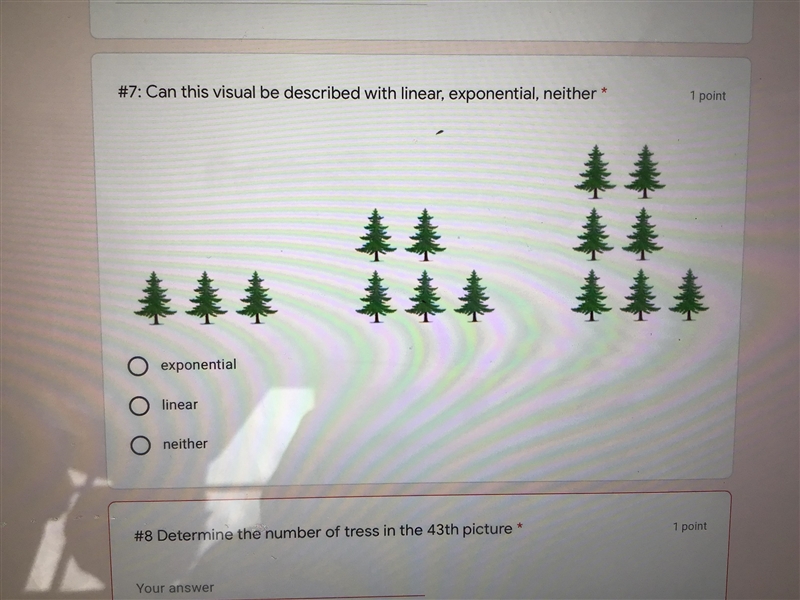 Can this visual be described with linear, exponential, neither I need help fast-example-1