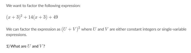 We want to factor the following expression:-example-1