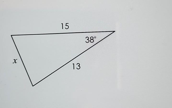 Use the law of cosines to find each missing side. Round to the nearest tenth. (I'm-example-1