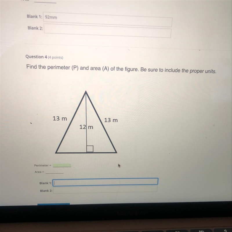 Find perimeter and area pleasee-example-1