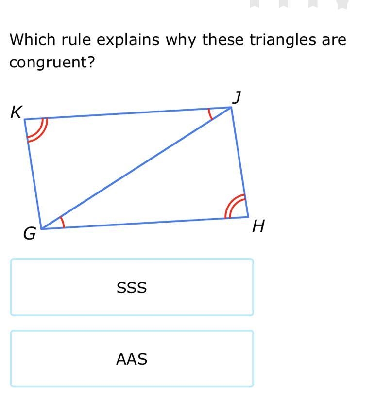 Sas Asa These triangles cannot be proven congruent Help please-example-1