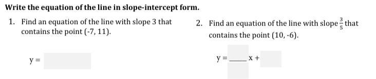 -= 20 Points For this Question! =- First Question: Find an equation of the line with-example-1