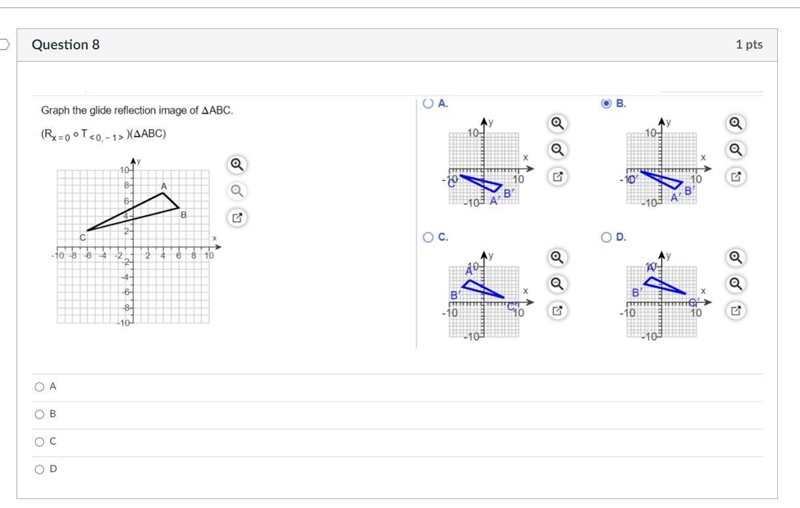 I need help with geometry I know the answers aren't B or D-example-1