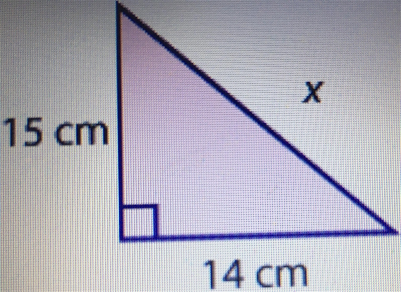 Need help ASAP!! Find the unknown side of the triangle below (round to the nearest-example-1