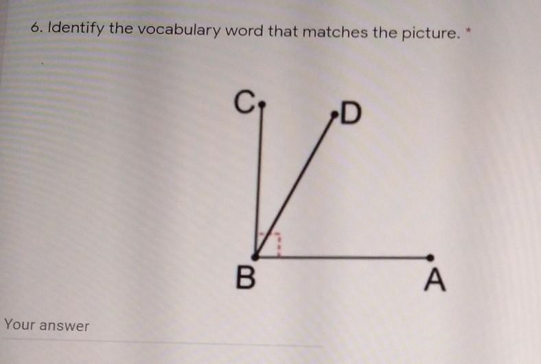 Answer this please. Identify the vocabulary word that matches the picture. *​-example-1