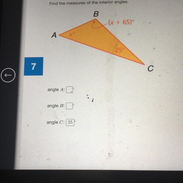 What is angle A and B??-example-1