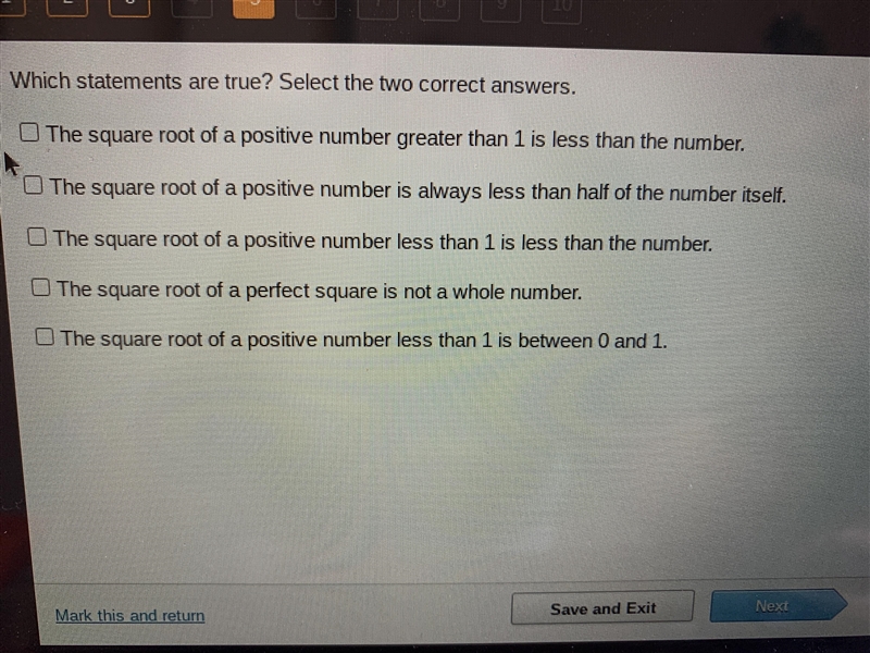 Which statements are true Select 2 correct answers-example-1