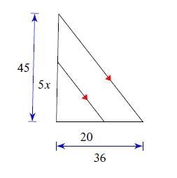 Please help!! I don't know what to do :( Find the value of x. Show all your work for-example-1