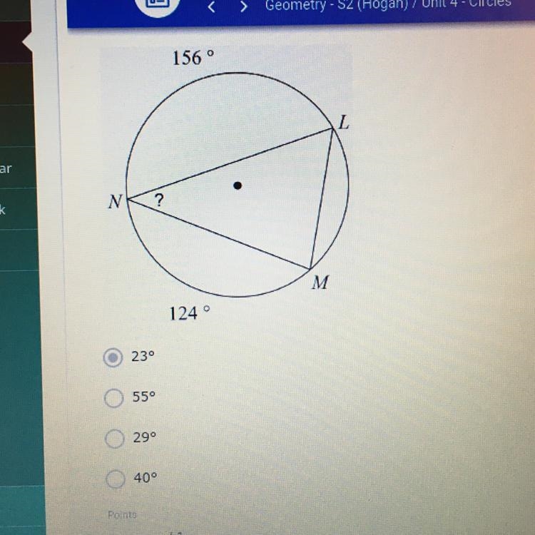 What’s the measurement of the angle-example-1