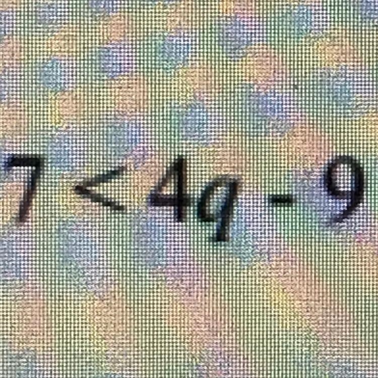 7<4q-9 ALGEBRA:) Need help Please! Gracias!!-example-1