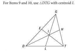 If DH = (4x + 10) in. and HI = (2x − 4) in., then x =_______ , HI =_______ , and ID-example-1