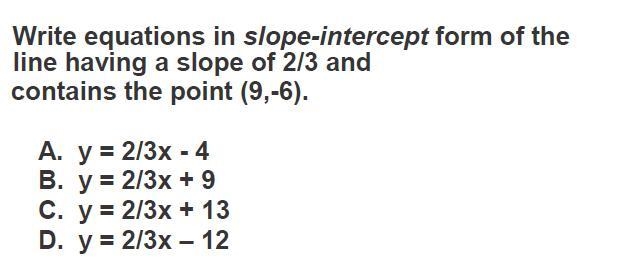 Choose the best answer. A B C D-example-1