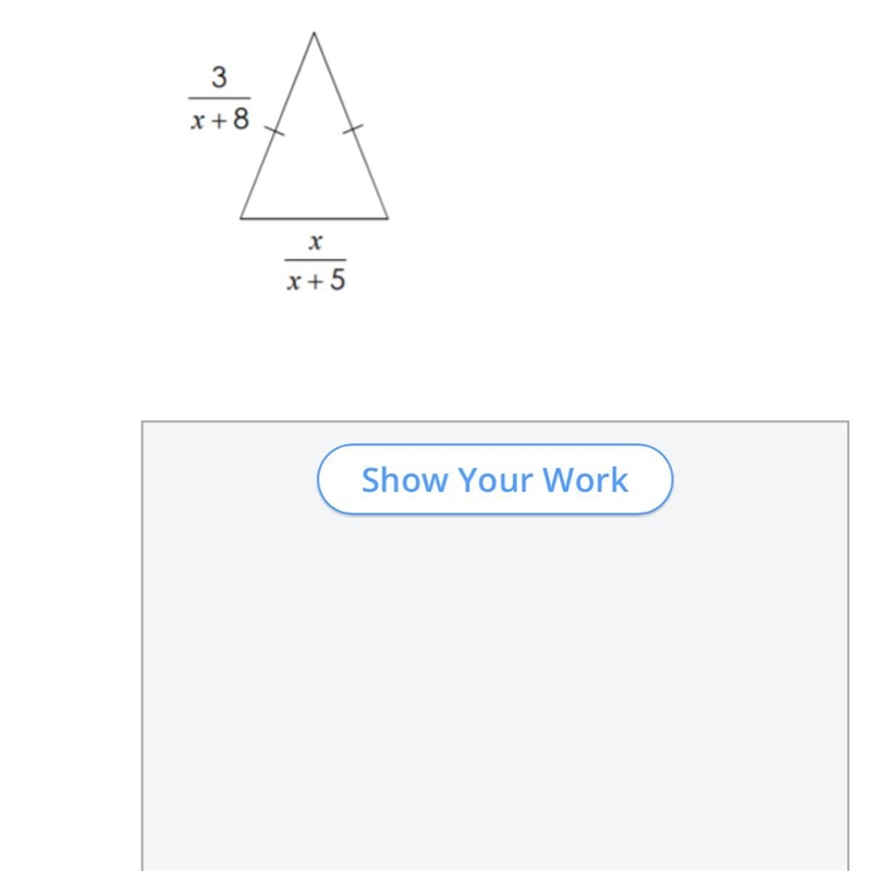 Write an expression to represent the perimeter of the triangle below in simplest form-example-1