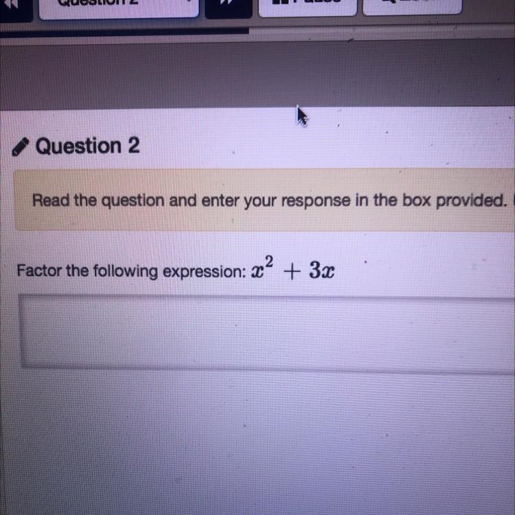 Factor the following expression: x^2+3x-example-1