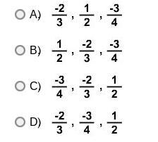 Which sequence shows the numbers in order from least to greatest?-example-1