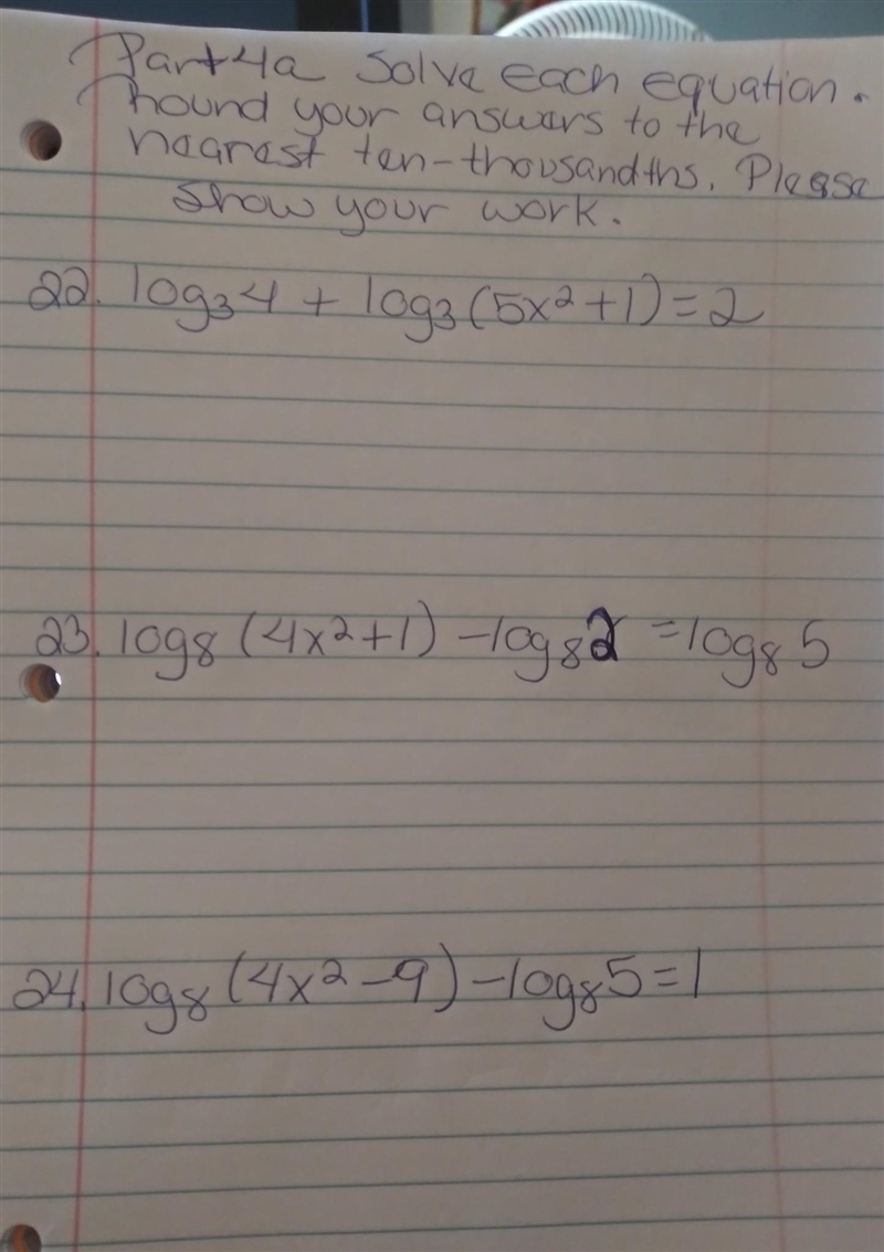 solve each equation. Round your answers to the nearest ten-thousandth. Please show-example-1