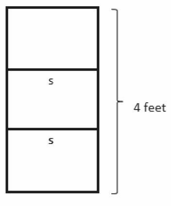 1. Henry is using a total of 40 ft. of lumber to make a bookcase. The left and right-example-1