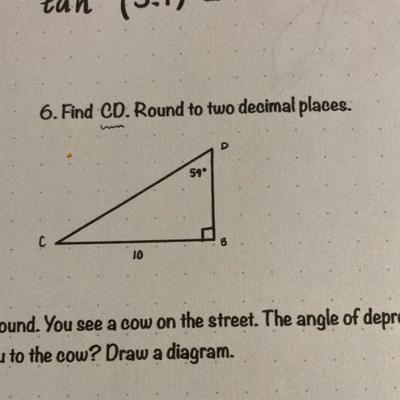 Basic trigonometry question, picture attached please help-example-1